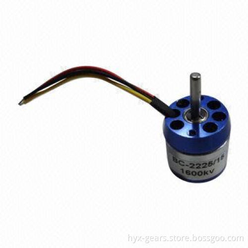22mm Brushless Outer-runner Motor with Super Strength Magnet, Low-noise and High-balance
